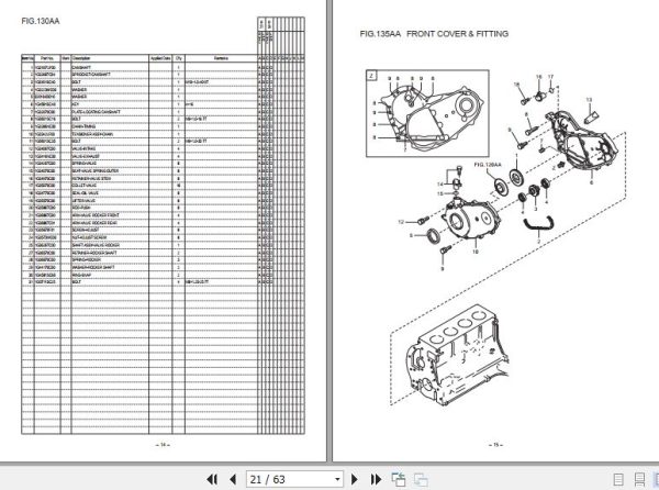 GCT Engine GK21 GK25 Parts Catalog 2022 EN 2