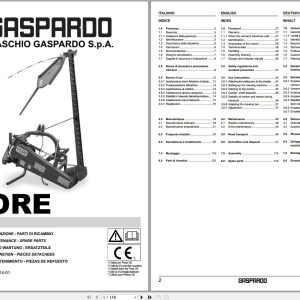 Gaspardo Agricultural Spare Parts Catalog Collection 1