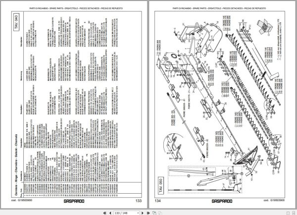 Gaspardo Agricultural Spare Parts Catalog Collection 3