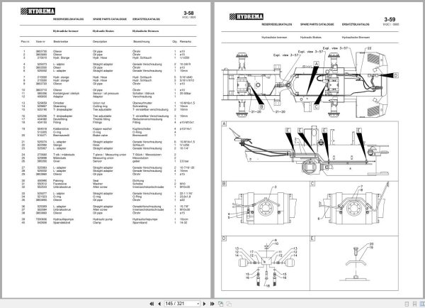 Hydrema Dump Truck 912C Parts Manual EN DE DA 2