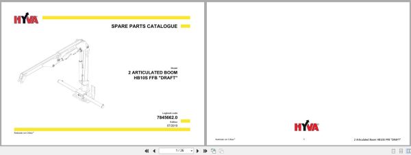 Hyva Articulated Boom HB10S FFB Parts Manual (1)