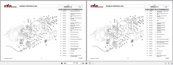 Hyva Crane HT162 Spare Parts Catalog 2