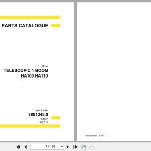 Hyva Crane Telescopic Boom HA100 HA110 Spare Parts Catalog (1)