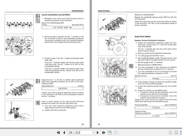 Isuzu Engine 4JG2 Workshop Manual EN 2