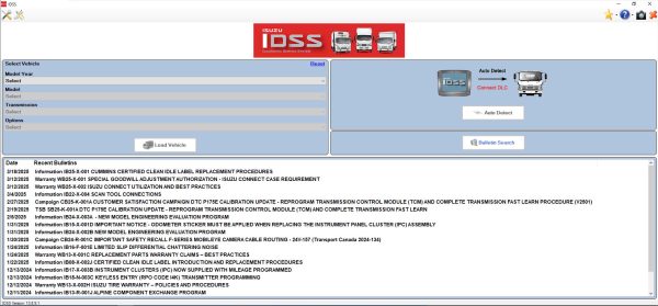 Isuzu IDSS USA 04.2025 Diagnostic Service System 0