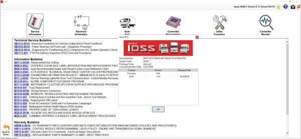Isuzu IDSS USA 04.2025 Diagnostic Service System 9