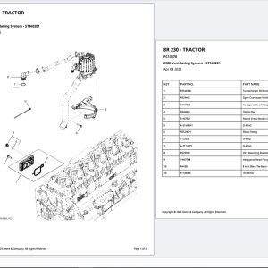 John Deere Tractor 8R 230 Parts Catalog PC13570 3