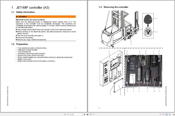Jungheinrich Forklift EKX514 EKX516k EKX516 European version Service Manual 2