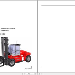 Kalmar Forklift DCE 90 180 DCE 70 32E3 70 35E4 Error Code Electrical Hydraulic Schematic 1