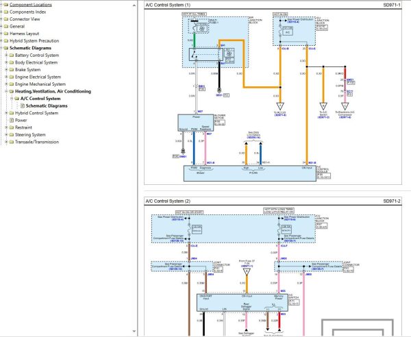 Kia K5 HEV G2.0 NU GDI 2023 Electrical Wiring Diagrams 2