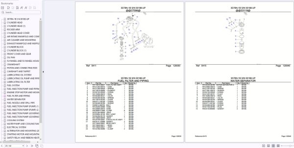 Komatsu Engine PDF 2025 Parts Catalog Collection 3