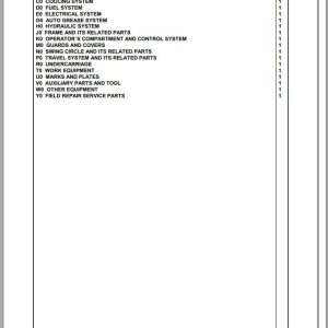 Komatsu Excavator PC360LC 11 K70001 Up Parts Catalog 1