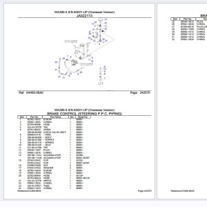 Komatsu Wheel Loader WA380 5 60001 UP Parts Catalog 1