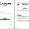Krone Maize Header EasyCollect 6000 FP Operation Manual 1