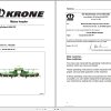 Krone Maize Header EasyCollect 6000FP Operating Instructions 15000005502US 1
