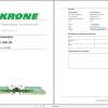 Krone Mower Combination EasyCut B1000CR Original Operating Instructions 150000702 04 us 1
