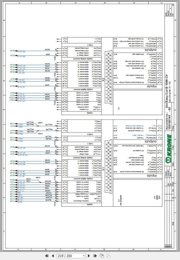 Krone Mower Combination EasyCut B1000CR Original Operating Instructions 150000702 04 us 4