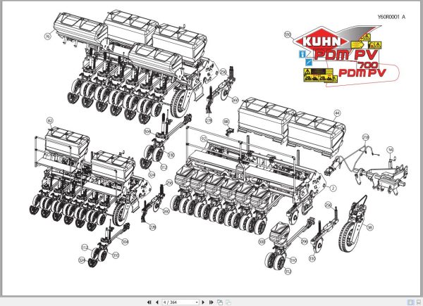 Kuhn Agricultural Spare Parts Catalog Collection 1