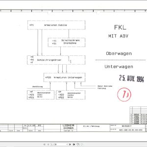 Liebherr Crane FKL Z21145 Electric and Hydraulic Diagrams DE 1