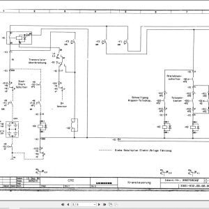 Liebherr Crane FKM PROT Z12183 Electric Diagrams DE 1