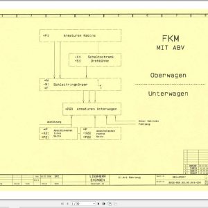 Liebherr Crane FKM Z21575 Electric and Hydraulic Diagrams DE 1