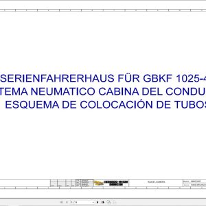Liebherr Crane G BKF 1025 4.1 Z87001 Electric and Hydraulic Diagrams ES 1