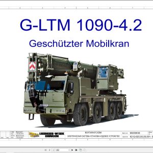Liebherr Crane G LTM 1090 4.2 Z87201 Electric and Hydraulic Diagrams RU 1