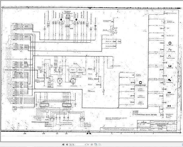 Liebherr Crane LG 1140 Z10828 Electric and Hydraulic Diagrams DE 2