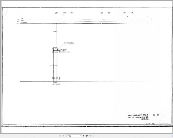 Liebherr Crane LG 1180 Z10126 Electric Diagrams DE 1