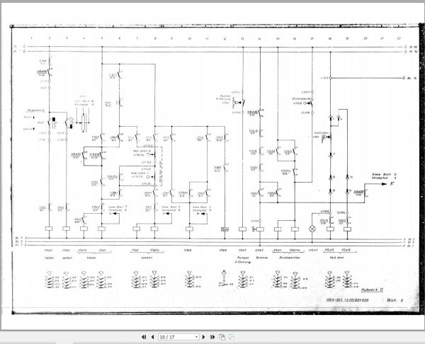 Liebherr Crane LG 1320 Z10580 Electric Diagrams DE 2