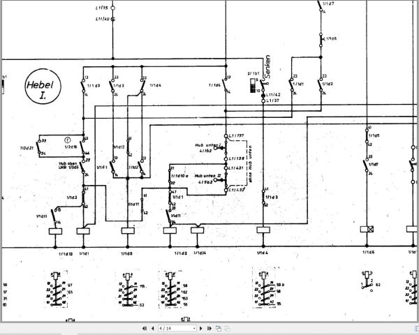 Liebherr Crane LG 1350 Z10410 Electric Diagrams DE 2