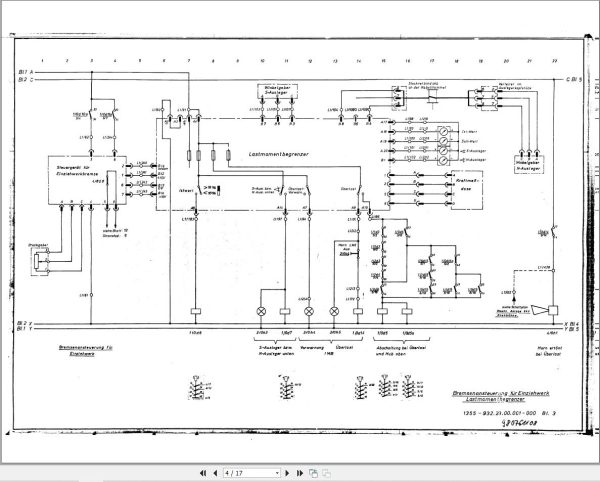 Liebherr Crane LG 1400 Z11640 Electric Diagrams DE 2
