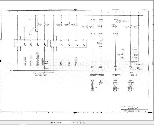 Liebherr Crane LG 1500 Z10891 Electric Diagrams DE 2