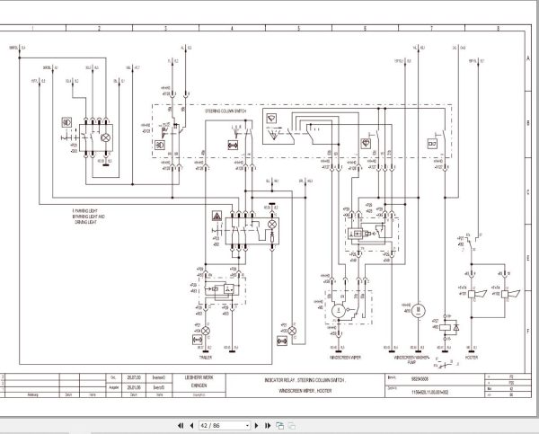 Liebherr Crane LG 1550 Z73705 Electric and Hydraulic Diagrams EN 2