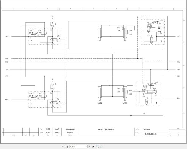 Liebherr Crane LG 1550 Z73705 Electric and Hydraulic Diagrams EN 3