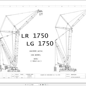 Liebherr Crane LG 1750 Z73758 Electric and Hydraulic Diagrams ES 1