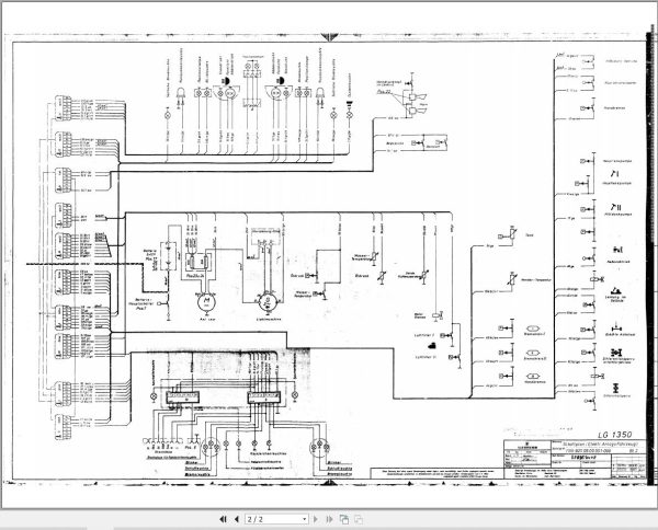 Liebherr Crane LGD 1350 Z11662 Electric Diagrams DE 1