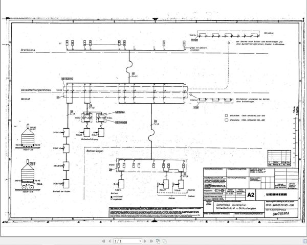 Liebherr Crane LGD 1350 Z11662 Electric Diagrams DE 2