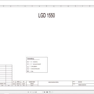 Liebherr Crane LGD 1800 Z14369 Electric and Hydraulic Diagrams EN 1