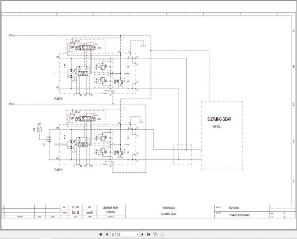 Liebherr Crane LGD 1800 Z14369 Electric and Hydraulic Diagrams EN 3