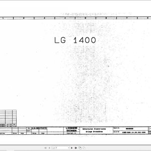Liebherr Crane LGSND 1400 Z15033 Electric Diagrams DE 1