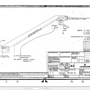 Liebherr Crane LI 1012 Z30255 Electric Diagrams DE 1