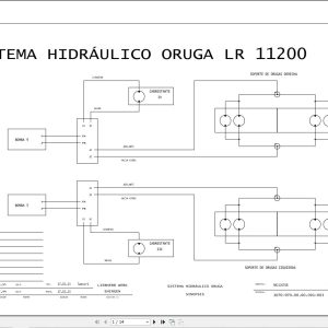 Liebherr Crane LR 11200 Z15049 Electric and Hydraulic Diagrams ES 1