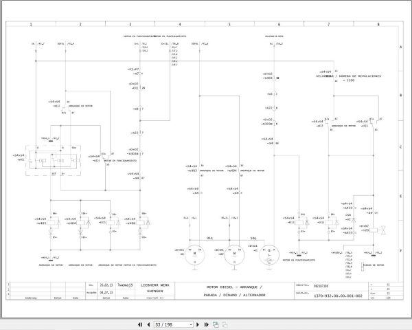 Liebherr Crane LR 11200 Z15049 Electric and Hydraulic Diagrams ES 3