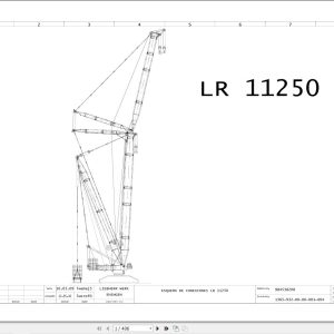 Liebherr Crane LR 11250 Z74810 Electric and Hydraulic Diagrams ES 1