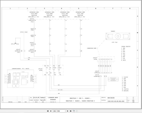 Liebherr Crane LR 11250 Z74810 Electric and Hydraulic Diagrams FR 2