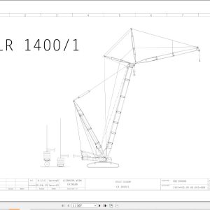 Liebherr Crane LR 1400 1 Z74027 Electric and Hydraulic Diagrams EN 1
