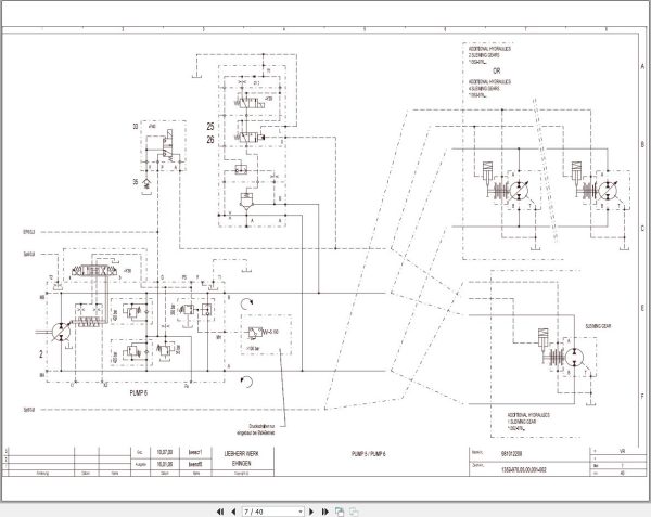 Liebherr Crane LR 1400 1 Z74027 Electric and Hydraulic Diagrams EN 3
