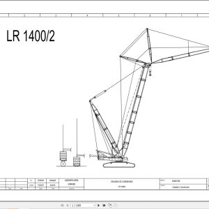 Liebherr Crane LR 1400 2 Z74297 Electric and Hydraulic Diagrams ES 1