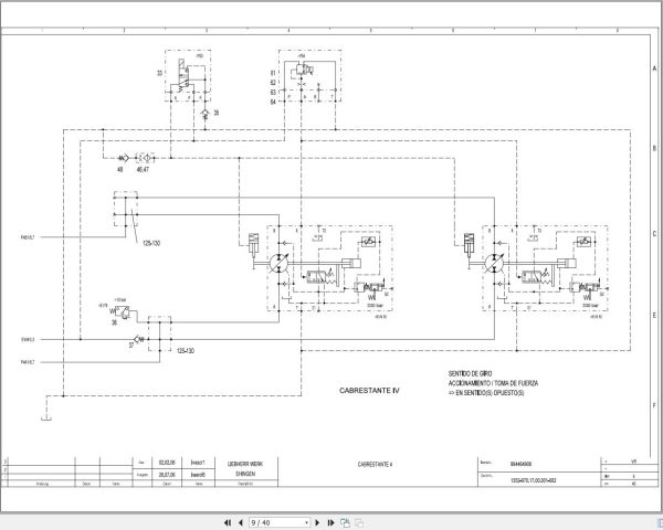 Liebherr Crane LR 1400 2 Z74297 Electric and Hydraulic Diagrams ES 3